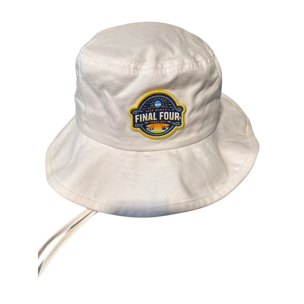 Zephyr 2025 NCAA Womens Final Four Tampa Bay Bucket Hat White L/XL New